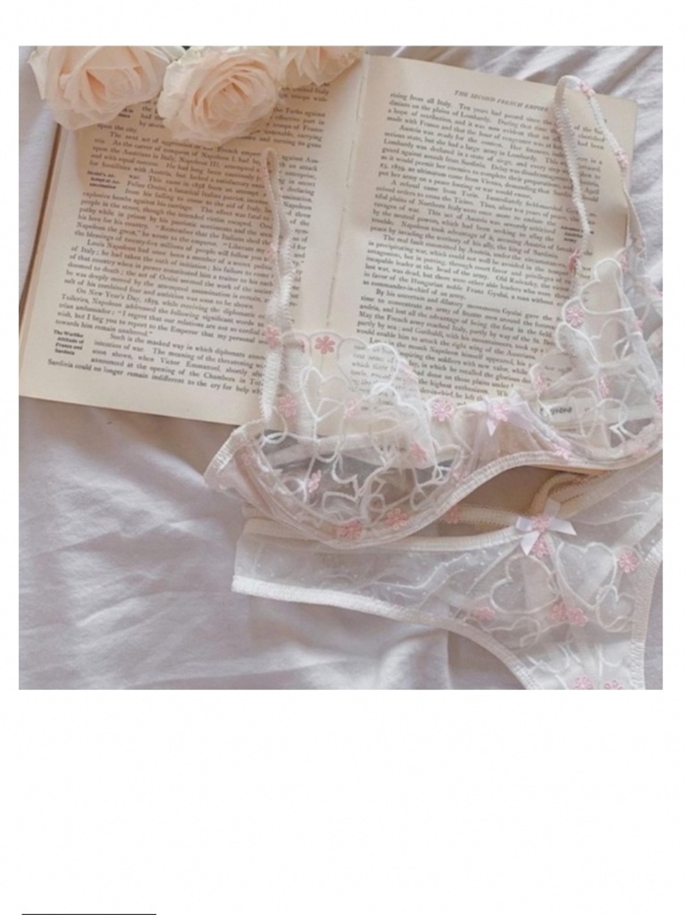 For Love and Lemons Love Letter Bra & Panty Set🌸